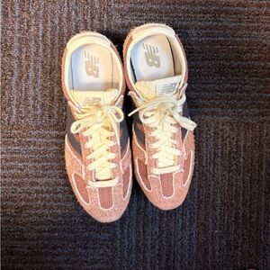 New Balance 471 Brown and Beige Sneakers